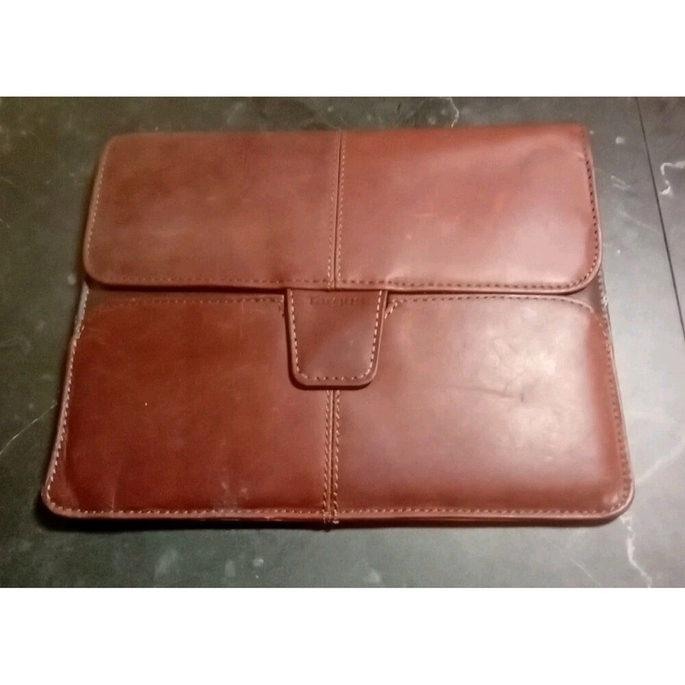 Natural Oiled/ Leather Targus Hughes Portfolio iPad Case Brown 10.5” x 8.5”
